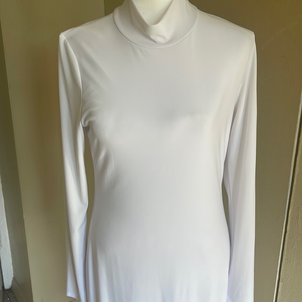 NWOT Fashion Nova Large White Bodycon MIDI Dress